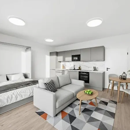 Cozy Penthouse With Balcony & Parking Apartment